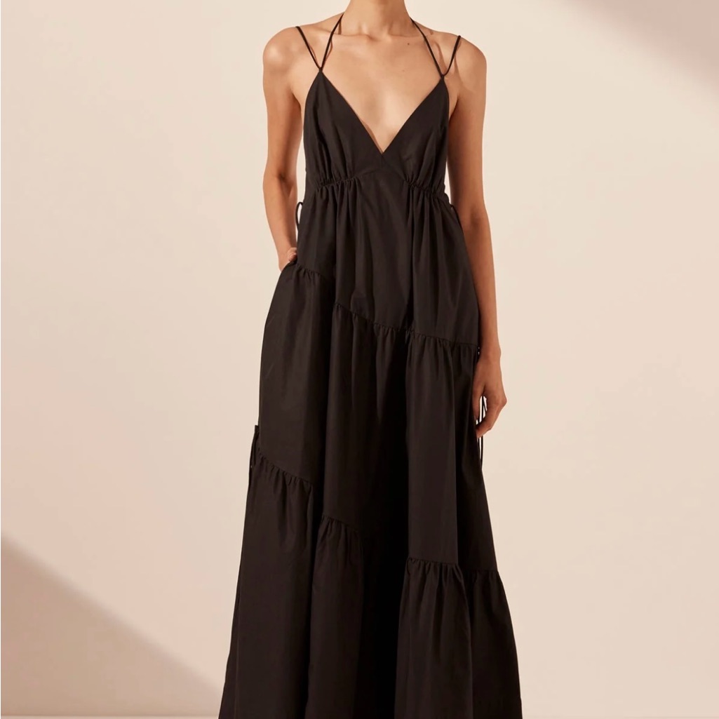 Maiori Tiered Maxi Dress